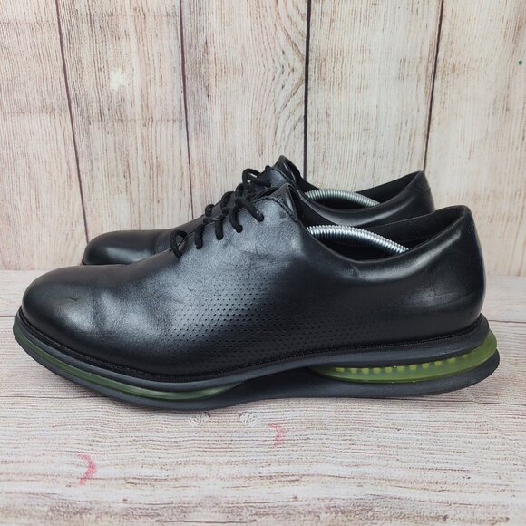 Cole Haan ØriginalGrand Energy Twin Oxford Men Size 13 Black Leather Dress Shoes - Picture 2 of 9